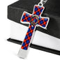 Anstruther Scottish Clan Tartan Cross Necklace - kittentee