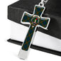 Aiton Scottish Clan Tartan Cross Necklace - kittentee