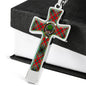 Anderson Of Arbrake Scottish Clan Tartan Cross Necklace - kittentee