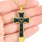 Arnott Scottish Clan Tartan Cross Necklace - kittentee