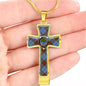 Anderson Modern Scottish Clan Tartan Cross Necklace - kittentee