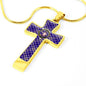 Allardice Scottish Clan Tartan Cross Necklace - kittentee