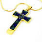 Arbuthnot Scottish Clan Tartan Cross Necklace - kittentee