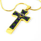 Arnott Scottish Clan Tartan Cross Necklace - kittentee