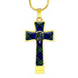 Arbuthnot Scottish Clan Tartan Cross Necklace - kittentee