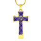 Allardice Scottish Clan Tartan Cross Necklace - kittentee