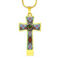 Anderson Ancient Scottish Clan Tartan Cross Necklace - kittentee