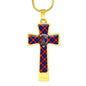 Anstruther Scottish Clan Tartan Cross Necklace - kittentee