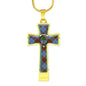 Anderson Modern Scottish Clan Tartan Cross Necklace - kittentee