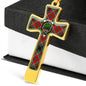 Anderson Of Arbrake Scottish Clan Tartan Cross Necklace - kittentee