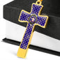 Allardice Scottish Clan Tartan Cross Necklace - kittentee