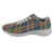 Buchanan Ancient Scottish Clan Tartan Sneakers Blue For Men & Women