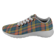 Buchanan Ancient Scottish Clan Tartan Sneakers Blue For Men & Women
