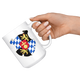 Arms of Charles V Holy Roman Emperor, Charles I as King of Spain In Italy Coffee Mug - Size 15oz