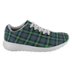 Bannatyne Scottish Clan Tartan Sneakers Blue For Men & Women - kittentee