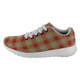 Chattan Scottish Clan Tartan Sneakers Blue For Men & Women