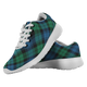 Blackwatch Ancient Scottish Clan Tartan Sneakers Blue For Men & Women - kittentee