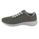 Bisset Scottish Clan Tartan Sneakers Blue For Men & Women - kittentee