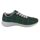 Aiton Scottish Clan Tartan Sneakers Blue For Men & Women - kittentee
