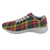 Buchanan Modern Scottish Clan Tartan Sneakers Blue For Men & Women