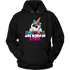 Girls Kids Unicorns Rainbow Are Born In April Birthday Hoodie