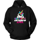 Girls Kids Unicorns Rainbow Are Born In April Birthday Hoodie