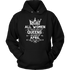 All Women Created Equal But Queens Are Born In April Birthday Hoodie