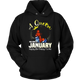 A Queen Was Born In January Birthday Hoodie - kittentee
