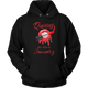 Queens Are Born In January Girl Birthday Hoodie