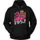 Queens Are Born in January 1952 Birthday Hoodie
