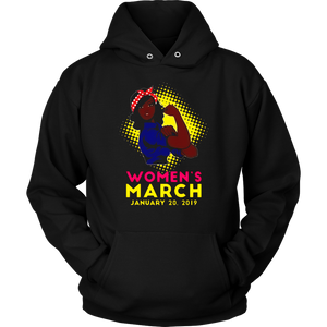African American Black Women's March January 2019 Hoodie - kittentee