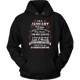 January Woman I Can't Control Funny Birthday Hoodie