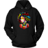 Black History Month Afro Word Art Natural Hair Hoodie