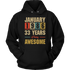 January 1986 33 Years Of Being Awesome Birthday Hoodie