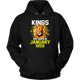 Kings Are Born In January 1959 Birthday Lion Hoodie