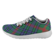 Aiton Ancient Scottish Clan Tartan Sneakers Blue For Men & Women - kittentee