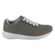 Bisset Scottish Clan Tartan Sneakers Blue For Men & Women - kittentee