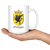 Morgan Family Crest Irish Coat of Arms Coffee Mug - Size 15oz