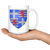 Armoiries Guy de Lusignan Coffee Mug - Size 15oz