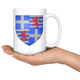 Armoiries Guy de Lusignan Coffee Mug - Size 15oz