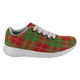 Burnett Ancient Scottish Clan Tartan Sneakers Blue For Men & Women