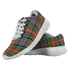 Caledonia Ancient Scottish Clan Tartan Sneakers Blue For Men & Women