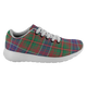 Adam Ancient Scottish Clan Tartan Sneakers Blue For Men & Women - kittentee
