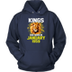 Kings Are Born In January 1959 Birthday Lion Hoodie