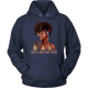 BAE Black & Educated Funny Black Queen Hoodie - kittentee