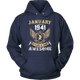 Awesome January 1941 Birthday Hoodie - kittentee