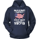Birthday Making America Great Since January 1978 Birthday Hoodie - kittentee