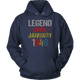 Legend Since January 1948 Birthday Hoodie