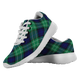 Abercrombie Scottish Clan Tartan Sneakers Blue For Men & Women - kittentee