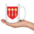 Arms Of Clan Skene Of Skene Coffee Mug - Size 15oz